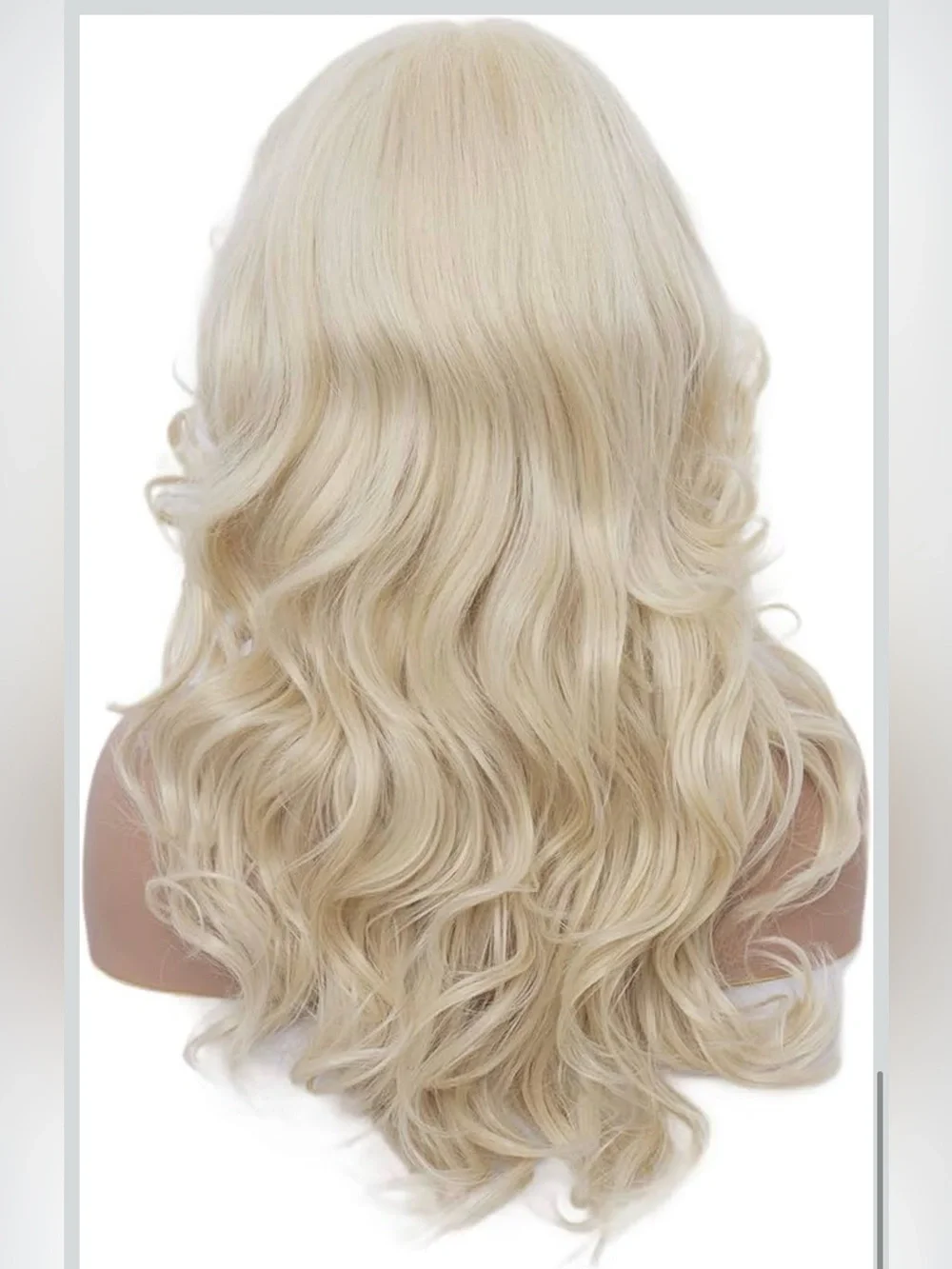 NWT Vintage Blonde Wig Natural Layered Synthetic 70s Costume Disco Hair Wig